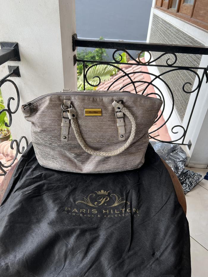 Jual Tas Paris Hilton Silver 100% Original NEGO