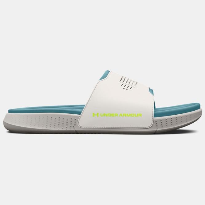 ORIGINAL UA Ansa Elevate Slides - Gray Mist Still Water