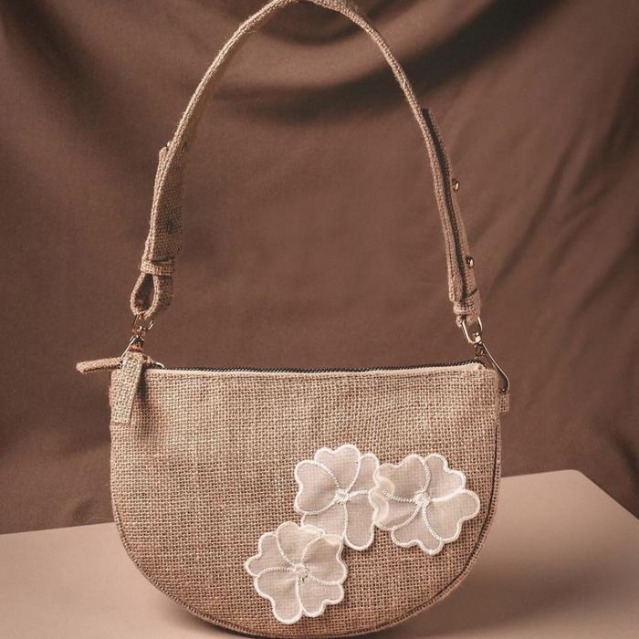 Tas Wanita Handmade Tas Karung Goni Tikar- Blair Twin Shoulder Bag