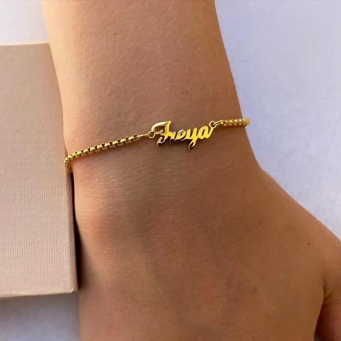 Gelang Nama Serut Ukir Nama Sendiri gelang nama