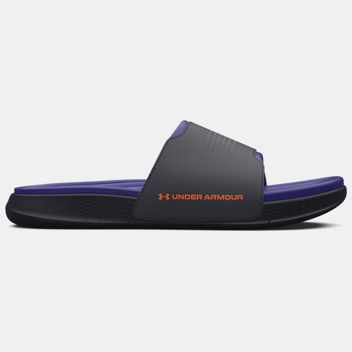 ORIGINAL UA Ansa Elevate Slides - Black Sonar Blue