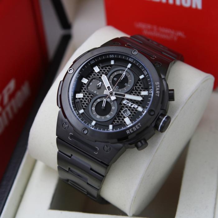 EXPEDITION E6837 / 6837 - JAM TANGAN PRIA ORIGINAL - FULL BLACK