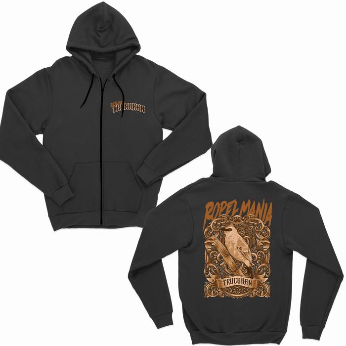 JAKET ZIPPER ROPEL MANIA BURUNG TRUCUKAN BIG SIZE JUMBO