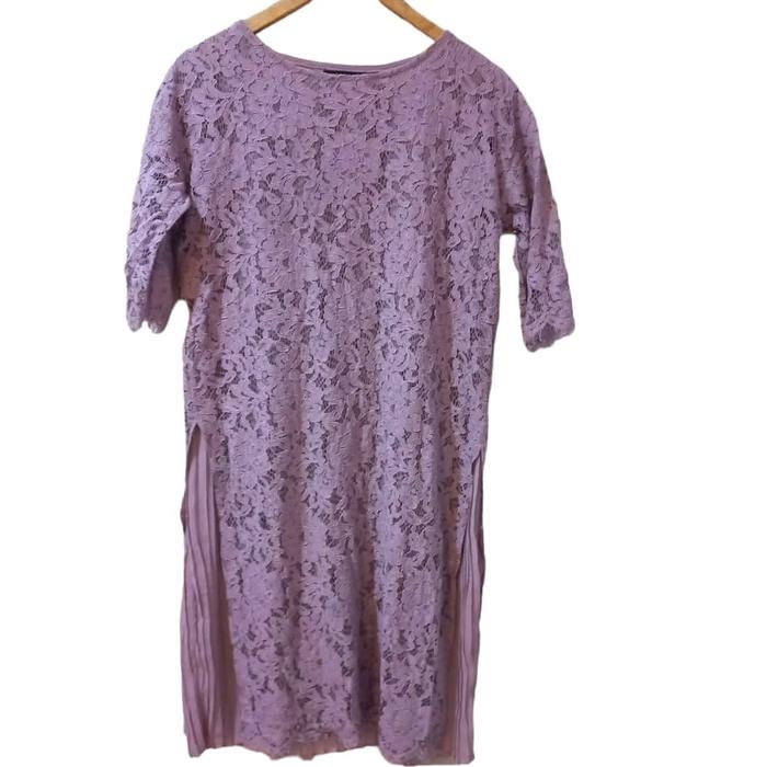 Dress brukat ungu - Icons