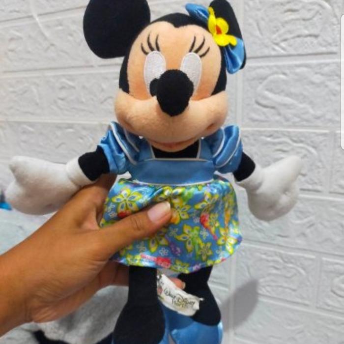 Boneka Minnie Mouse Blue Dress original Disney