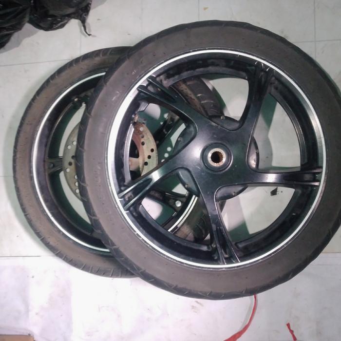 velg veleg pelek depan belakang Yamaha xeon 125 rc gt pnp mio m3 ori