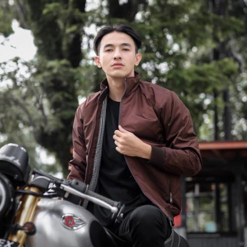Libra Jaket Bomber Parasut Pria Cowok Dewasa Mayer Brown Terbaru