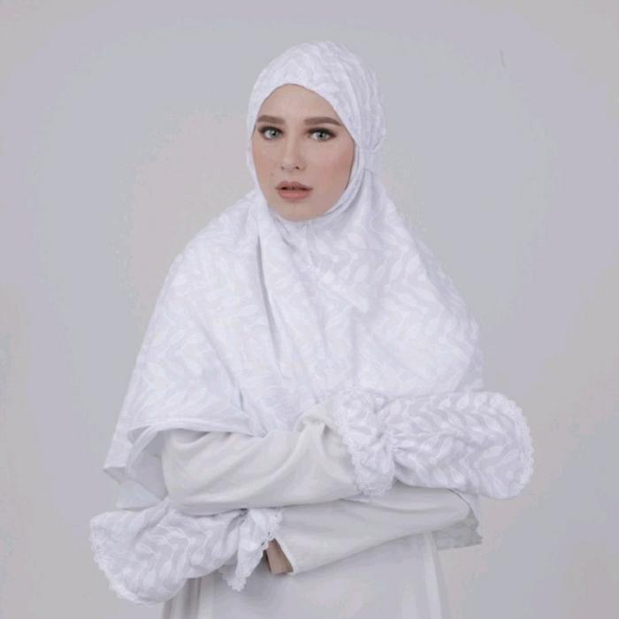 set Bergo & Manset Umroh Zora by ZOYA /perlengkapan bergo Umroh Wanita