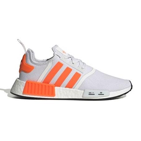 Sepatu Adidas Nmd R1 Ftwr White Orange Men Original Limited
