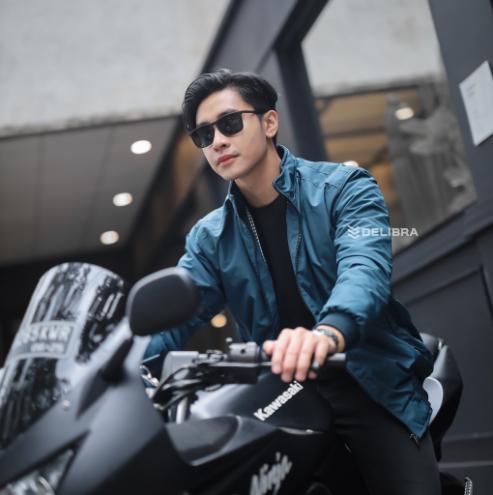 Libra Jaket Bomber Parasut Pria Cowok Dewasa Mayer Blue Terbaru