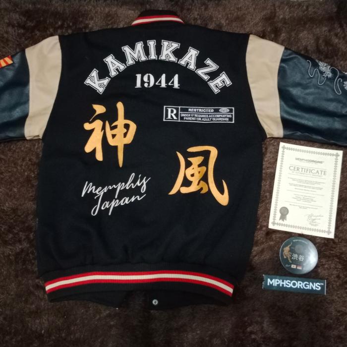 jaket KAMIKAZAE original + sertifikat, bonus jaket sukazan