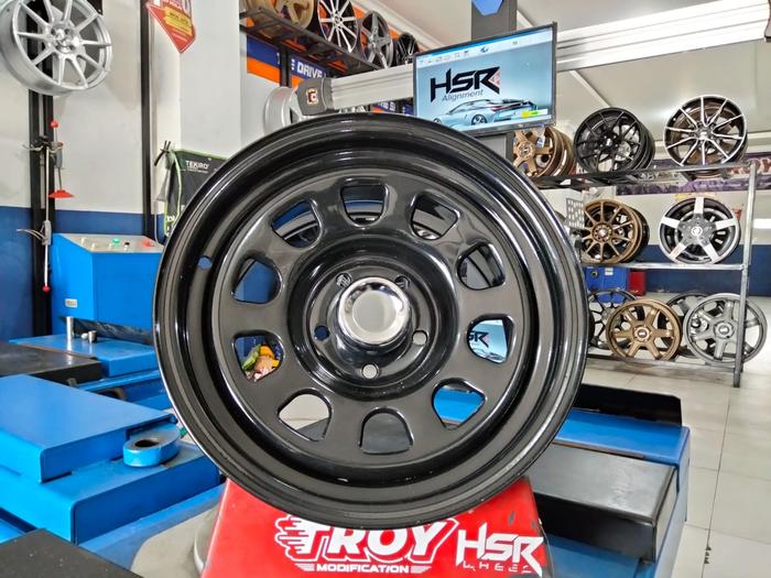 Velg HSR Model Kaleng MOKUPO Ring15 Lebar 8 Baut 5X114,3 Baut Grandmax
