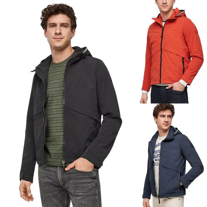 Jaket Parka Pria S.OLIVER Men Light Hooded Jacket - 3532