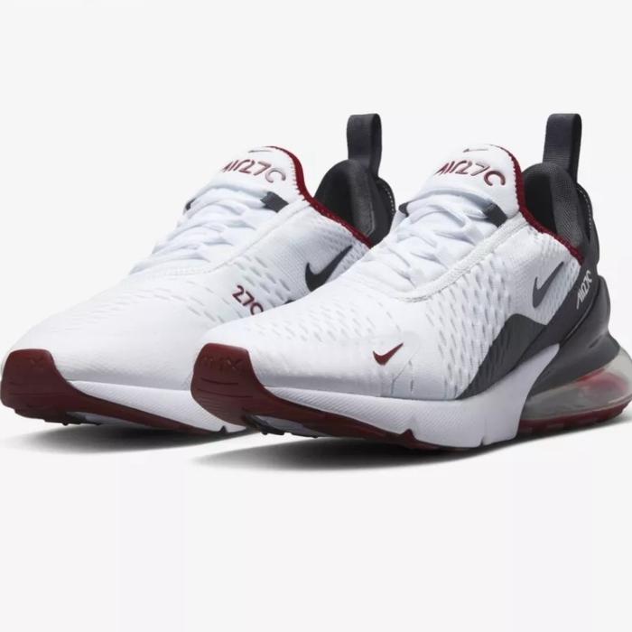 Sepatu Nike Air Max 270 White Red Black Original