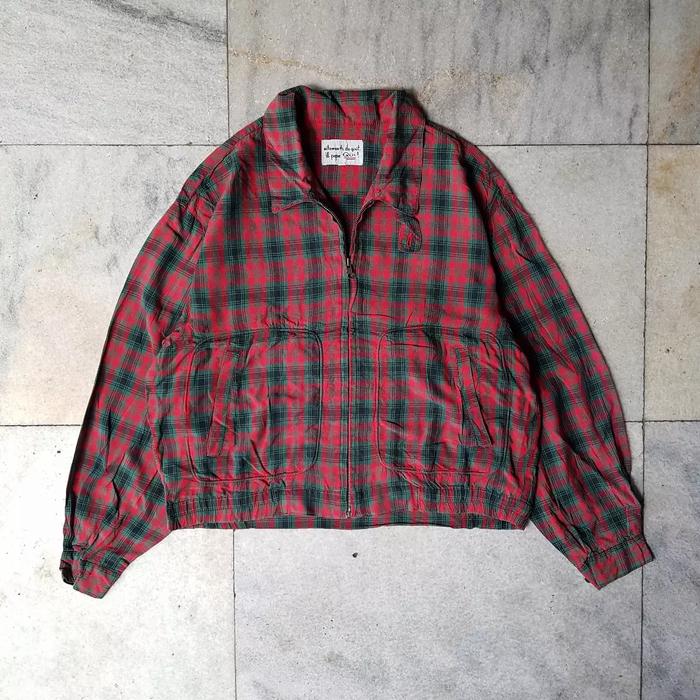 jaket tartan vetements
