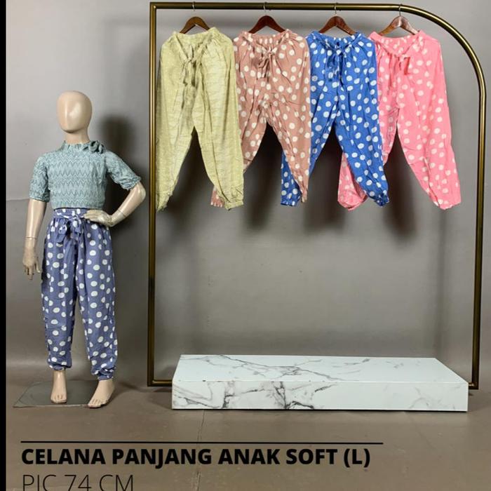 DASTER HUZA/DASTER PREMIUM celana panjang anak soft (L)