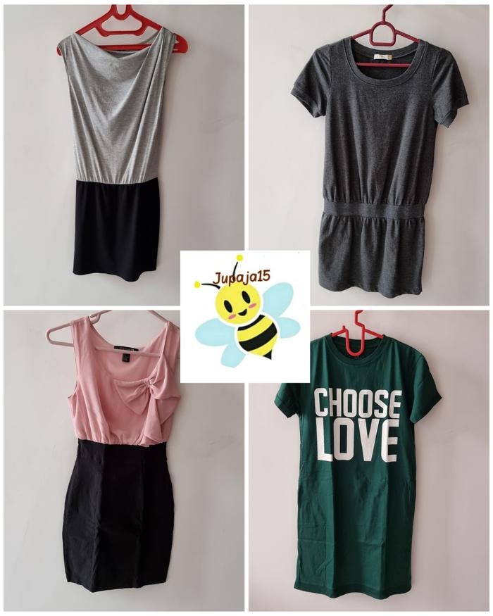Baju dress wanita branded original preloved second bekas