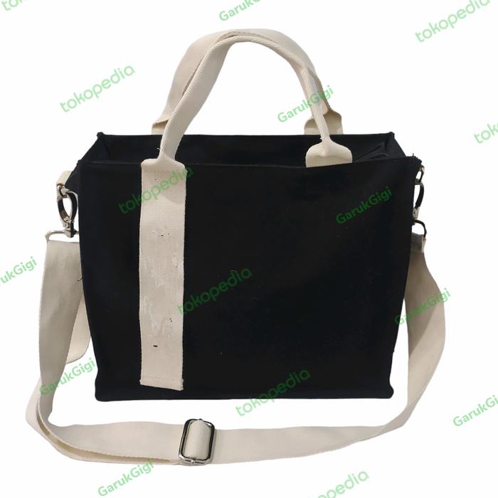 Tas Kanvas Fashion Tali Selempang Satuan / Custom