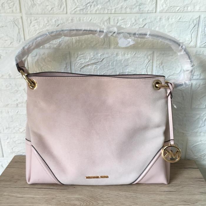 Michael Kors Nicole Medium Shoulder Bag in Powder Blush