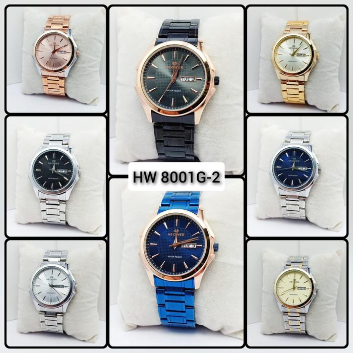 HEGNER HW 8001G-2 JAM TANGAN PRIA ORIGINAL GARANSI RESMI