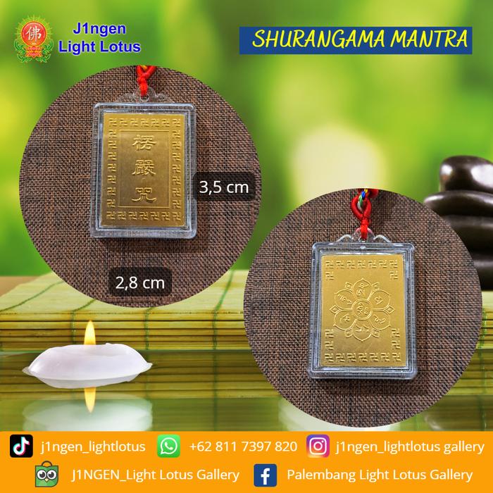 Kalung Liontin Shurangama Mantra / Liontin Kitab Suci