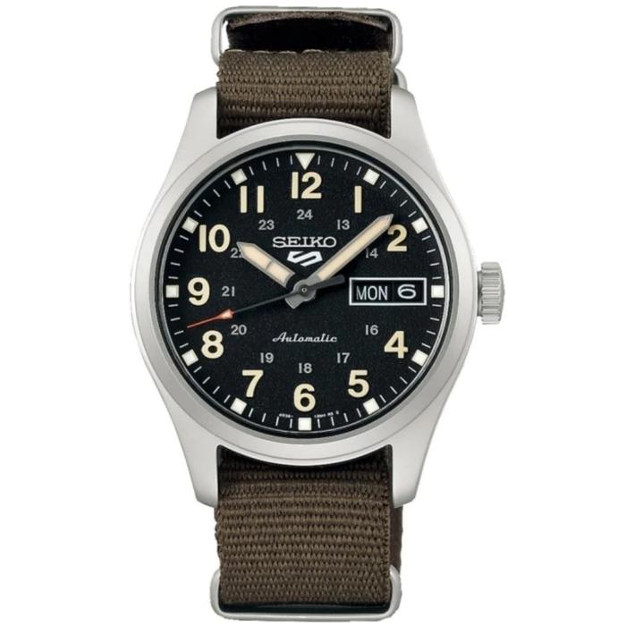 Jam Tangan Seiko 5 Sports SRPJ85K1 Automatic Black Dial WR100M srpj85