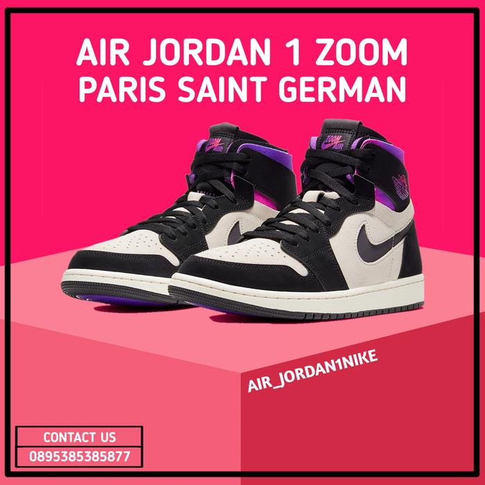 Air Jordan 1 high Zoom PSG Paris Saint German 100% Authentic