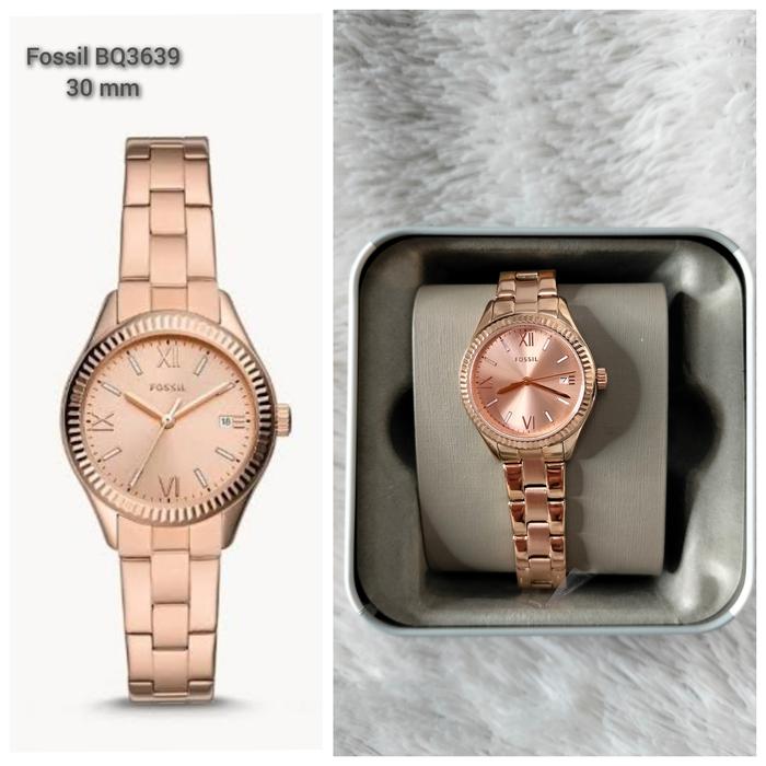 JAM TANGAN WANITA FOS*IL BQ3639 ROSEGOLD