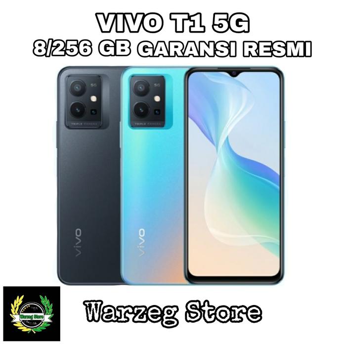 HP VIVO T1 5G 8/256 GB - VIVO T 1 5G RAM 8GB ROM 256GB GARANSI RESMI