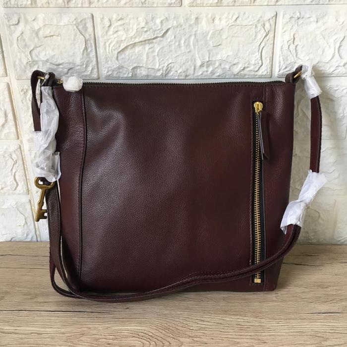tasFOSSIL Tara Crossbody Claret Red