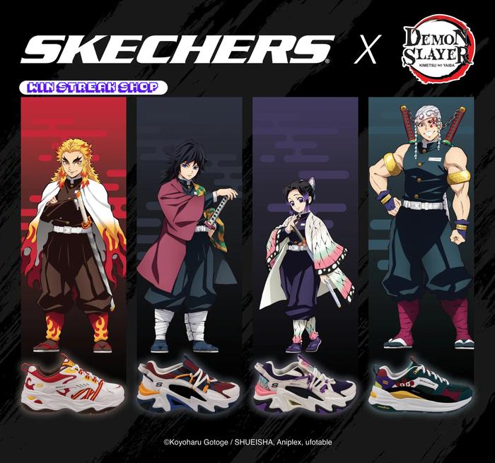 Sepatu Sport Skechers Demon Slayer Official /Sepatu Sport Skechers (2)