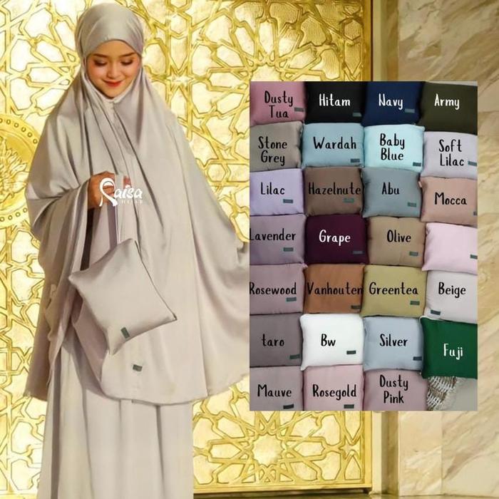 MUKENA SILK PREMIUM MADEENA ORIGINAL RAISA HIJAB
