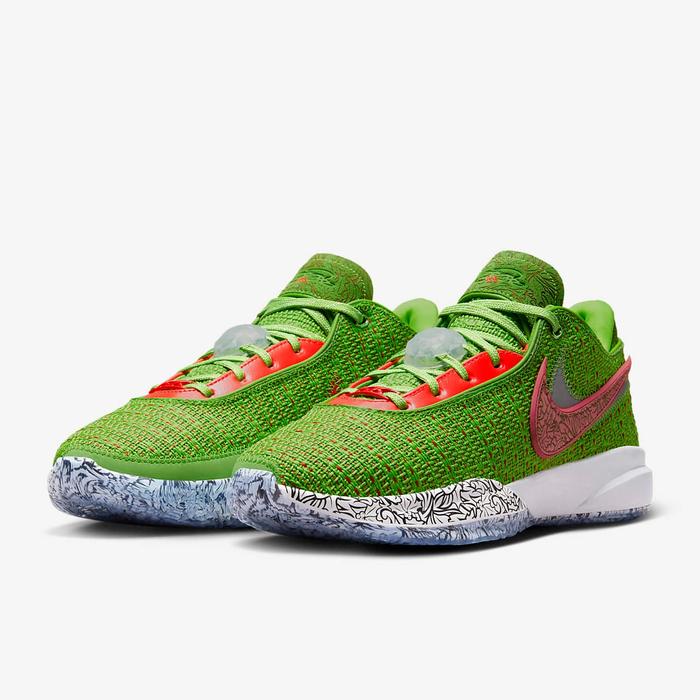 Sepatu Nike LeBron XX Christmas EP Green Apple Men's Original