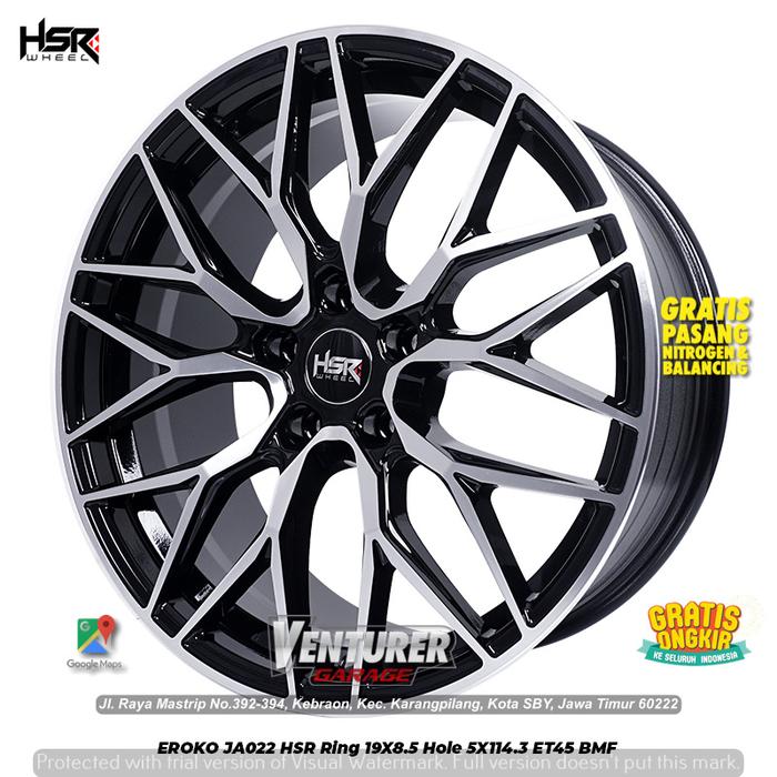 PROMO VELG R19 HSR EROKO VELG MOBIL RING 19 CRV HRV INNOVA VENTURER
