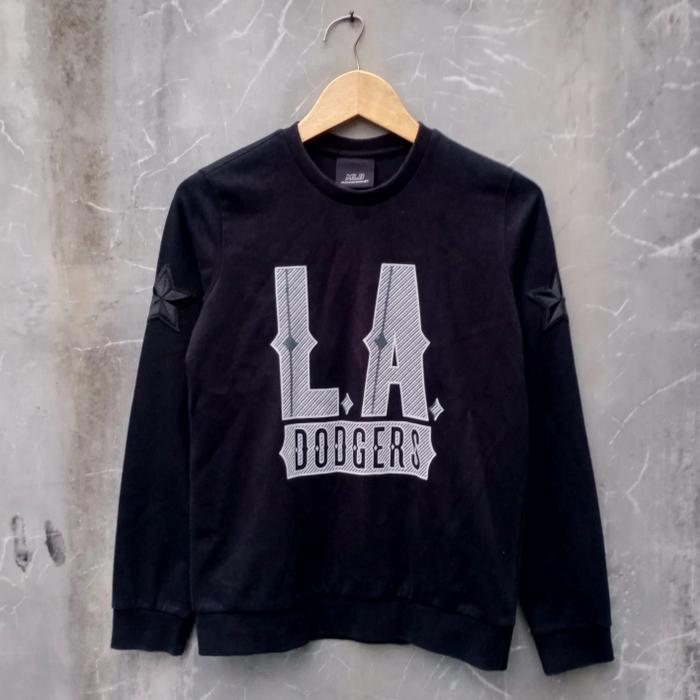 crewneck sweater mlb la dogders big logo second