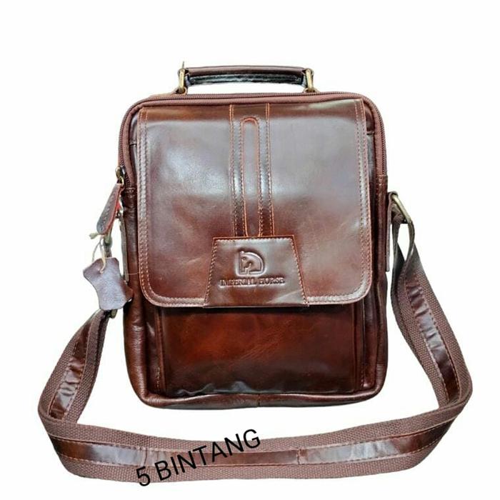 TAS SELEMPANG PRIA DAN WANITA KULIT ASLI IMPERIAL HORSE ORIGINAL IMPOR