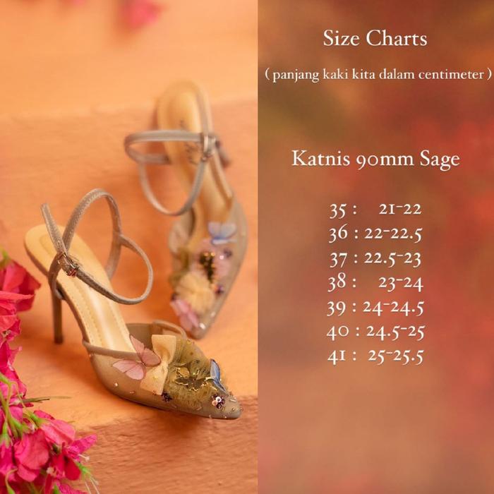Ittaherl Katnis 90mm Pointy Sage Size 39