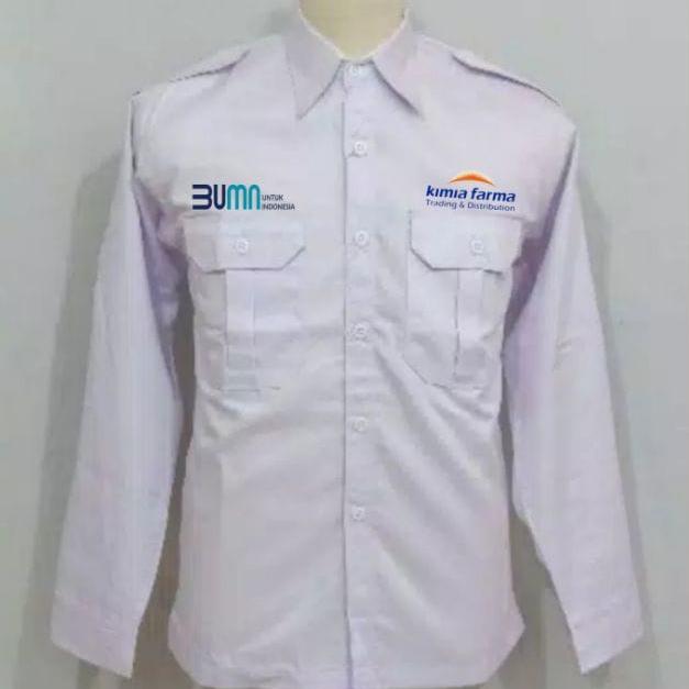 KEMEJA BUMN KIMIA FARMA BORDIR || SERAGAM KIMIA FARMA LENGAN PANJANG