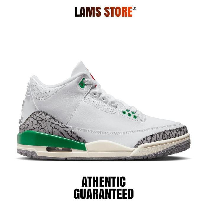 JORDAN 3 RETRO WHITE LUCKY GREEN WMNS