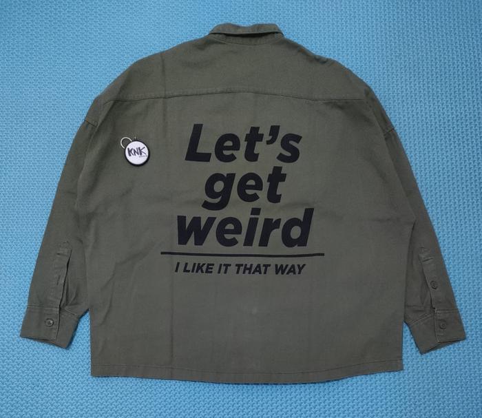 Kemeja bershka oversize