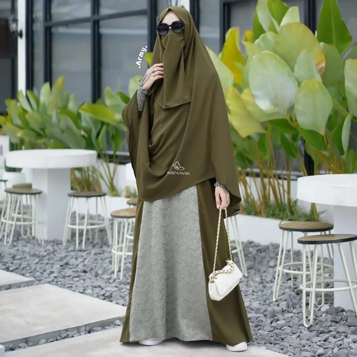 gamis samira set khizaanah sunnah