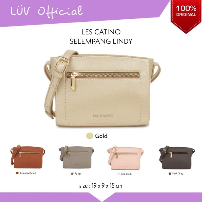 Les Catino Selempang Lindy Crossbody NI Gold