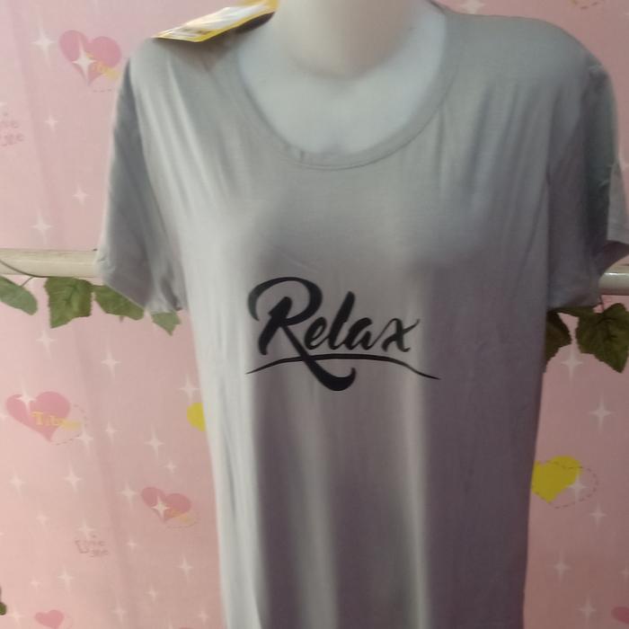 kaos abu dress merk lemone