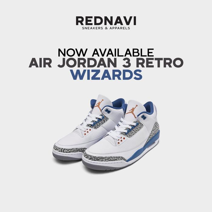 Nike Air Jordan 3 Retro Wizards Original