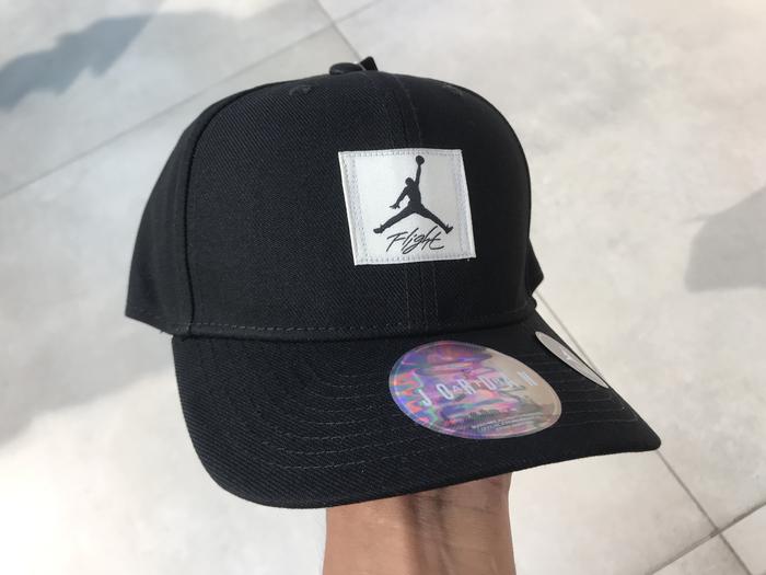 Topi Anak Jordan Kids Flight Curve Brim Black Cap 100% Original Resmi