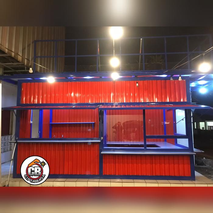 semi container/booth container
