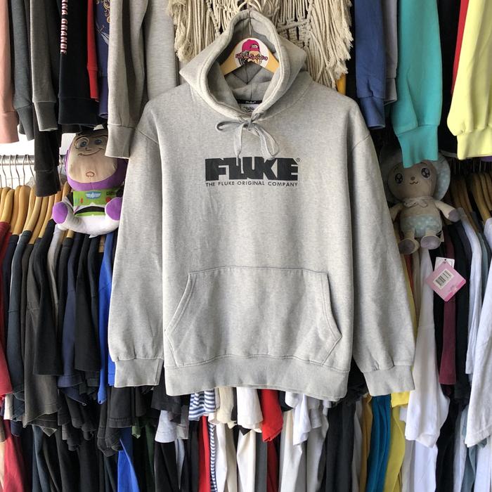 FLUKE HOODIE JAKET PRELOVED COWOK CEWEK MURAH