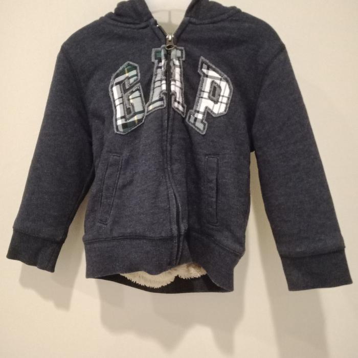 Preloved Hoodie jacket kids fleece inner Gap kids original USA 3YEARS
