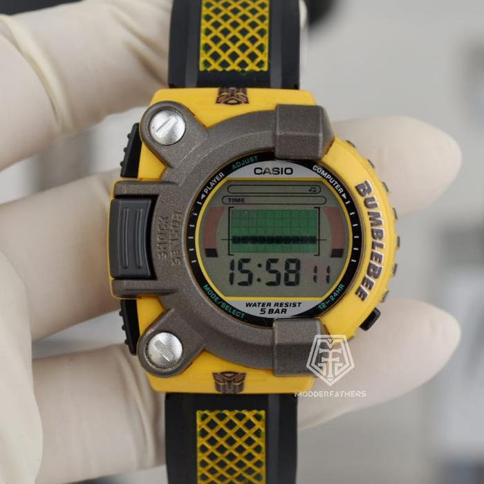 Casio JG310 Customized Bumblebee Autobots