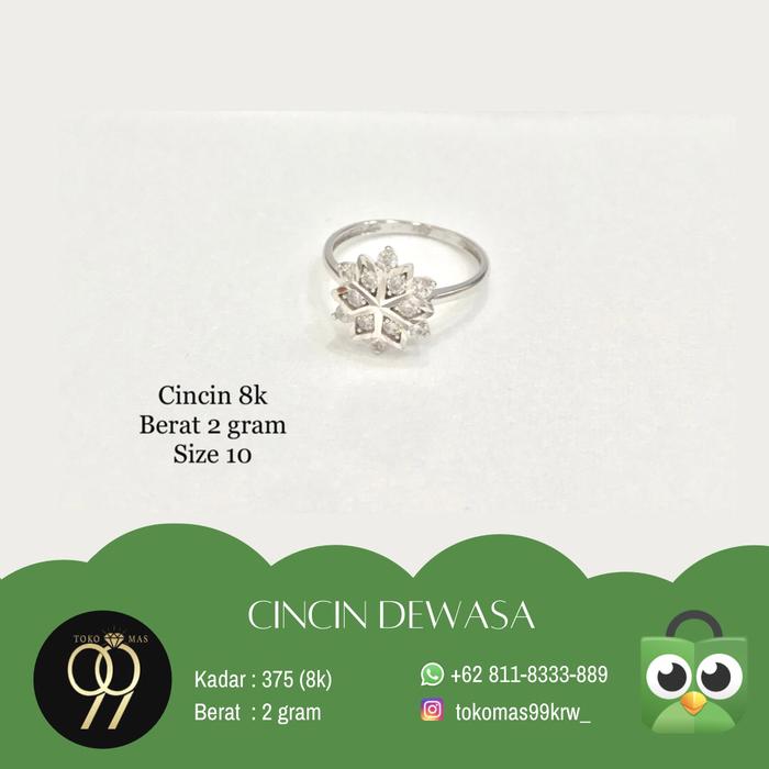 cincin white gold (375) .